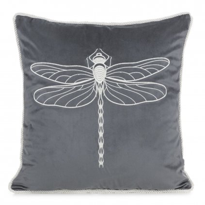 DEKORAČNÍ POVLAK NA POLŠTÁŘ CHOP69 45X45 GRAFITOVÁ