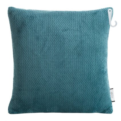 DEKORAČNÍ POVLAK NA POLŠTÁŘ RICKY1 40X40 CM TYRKYSOVÁ