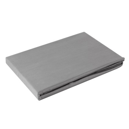 MAKOSATENOVÉ PROSTĚRADLO NOVA 160X210 CM ŠEDÉ