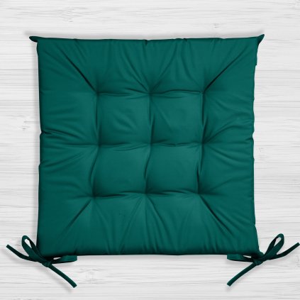 ZAHRADNÍ VODĚODOLNÝ PODSEDÁK NA ŽIDLE GARDEN1 40X40X5 CM TMAVĚZELENÁ