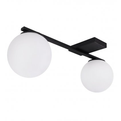 lampa sufitowa plafon alta czarna biale klosze nowoczesna eklektyczna do salonu 2xe14