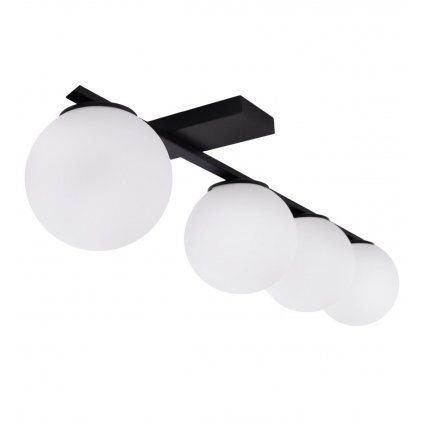 lampa sufitowa typu plafon alta biale kule czarna konstrukcja w stylu nowoczesnym