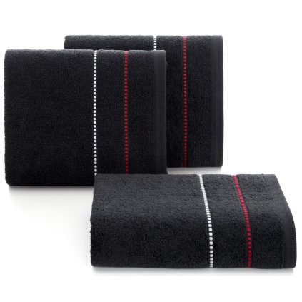 FROTÉ RUČNÍK SUZI 30X50 CM ČERNÁ