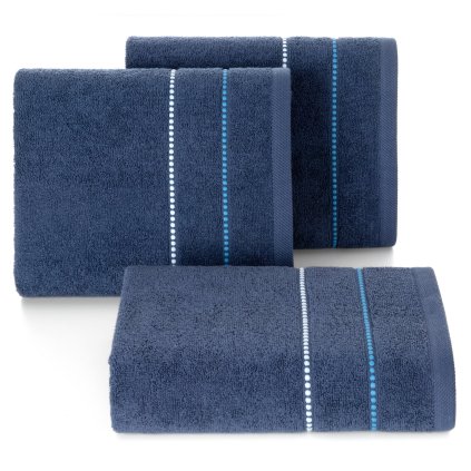 FROTÉ RUČNÍK SUZI 70X140 CM TMAVĚMODRÁ