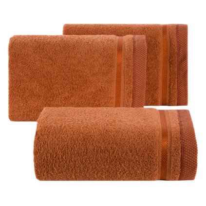 FROTÉ RUČNÍK ABBIE 50X90 CM ORANŽOVÁ