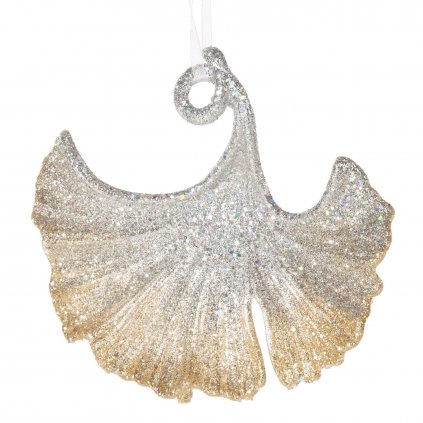 SADA 6KS VÁNOČNÍ DEKORACE GINKO 11X11 CM VÍCEBAREVNÁ