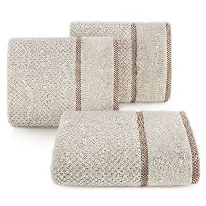 FROTÉ RUČNÍK CALEB 70X140 CM BÉŽOVÁ