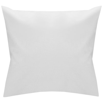 poszewka hotelowa na zakladke gladka biala 40x40