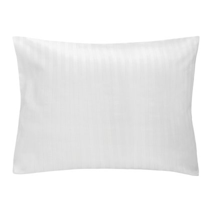 poszewka hotelowa na zakladke pasy 1cm biala 50x60