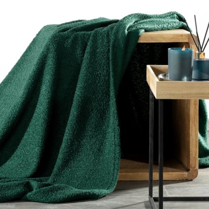 DEKA BUKLA 150X200 CM TMAVĚZELENÁ