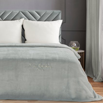 AKRYLOVÁ DEKA PIERRE CARDIN CLARA1 220X240 CM STŘÍBRNÁ