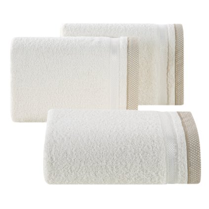 FROTÉ RUČNÍK ABBIE 50X90 CM KRÉMOVÁ