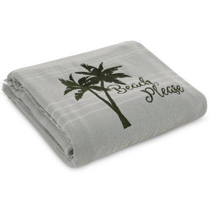 PLÁŽOVÁ OSUŠKA Z BAVLNY ELBA 90X170 CM VZOROVANÁ