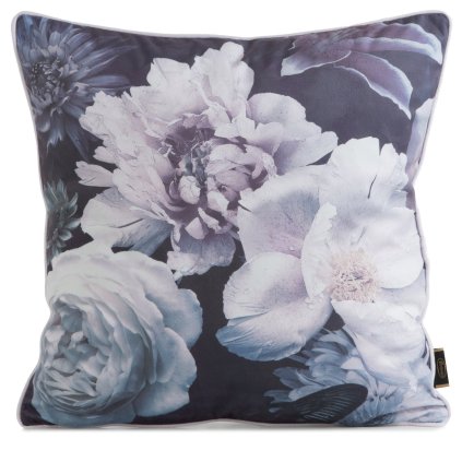 DEKORAČNÍ POVLAK NA POLŠTÁŘ VELVET 134 45X45 CM KVĚTY
