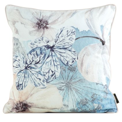 DEKORAČNÍ POVLAK NA POLŠTÁŘ VELVET 126 45X45 CM KVĚTY