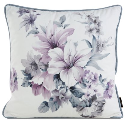 DEKORAČNÍ POVLAK NA POLŠTÁŘ VELVET 121 45X45 CM KVĚTY