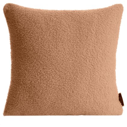 DEKORAČNÍ POVLAK NA POLŠTÁŘ BUKLE 45X45 CM BÉŽOVÁ