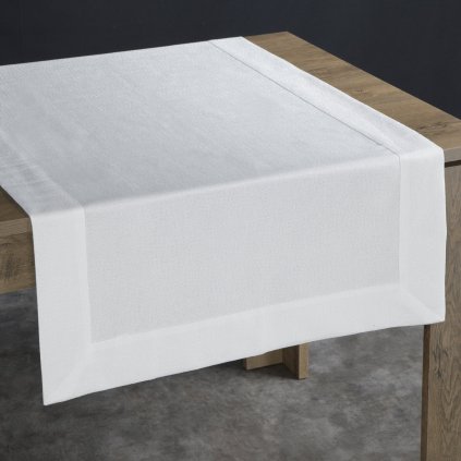 UBRUS ANABEL 70X150 CM BÍLÝ