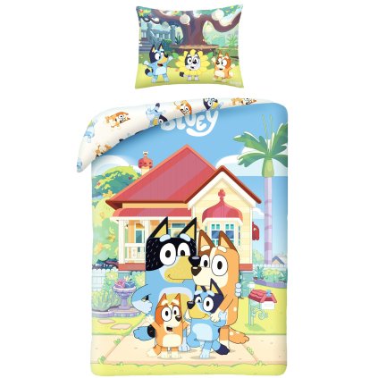 posciel bawelna 140x200 1p70x90 bluey