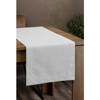 BĚHOUN NA STŮL BIANCA 2 40X140 CM BÍLÝ