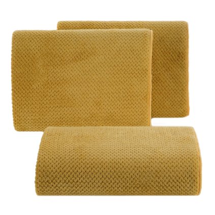 RYCHLESCHNOUCÍ RUČNÍK Z MIKROVLÁKNA ZOE1 70X140 CM HOŘČICOVÁ