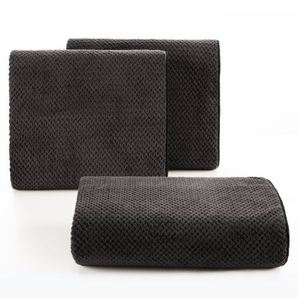 RYCHLESCHNOUCÍ RUČNÍK Z MIKROVLÁKNA ZOE1 70X140 CM TMAVĚŠEDÁ