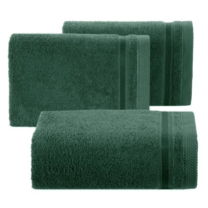 FROTÉ RUČNÍK ABBIE 40X60 CM TMAVĚZELENÁ