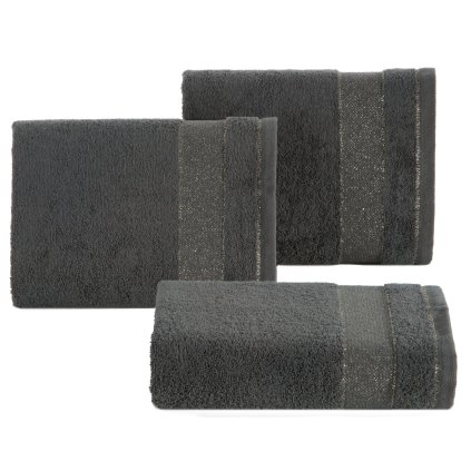 FROTÉ RUČNÍK NESSY 30X50 CM TMAVĚŠEDÁ