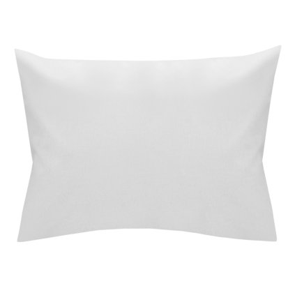 poszewka hotelowa na zakladke gladka biala 50x70