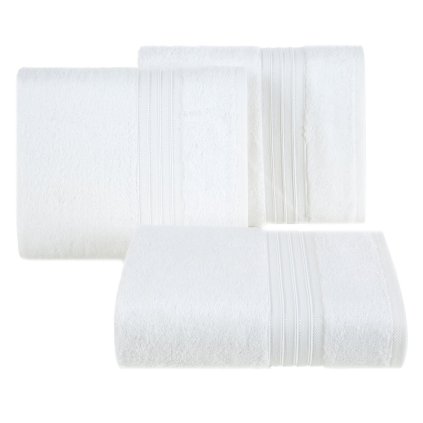 BAVLNĚNÝ RUČNÍK AURA 50X90 CM BÍLÁ