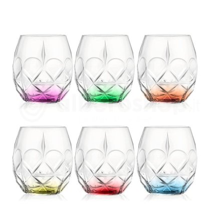 rcr alkemist color szklanka niska 380ml kpl 6 szt
