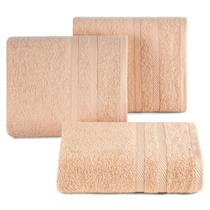 FROTÉ RUČNÍK MILO 100X150 CM SVĚTLEORANŽOVÁ