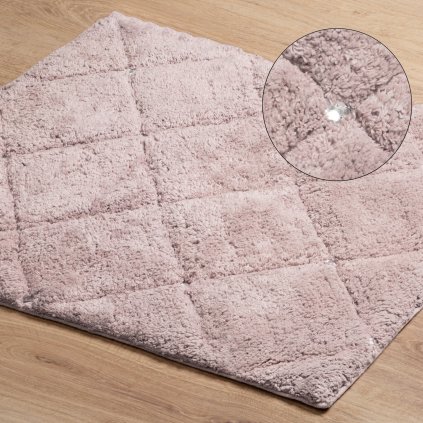 PŘEDLOŽKA DO KOUPELNY CHIC2 50X70 CM RŮŽOVÁ