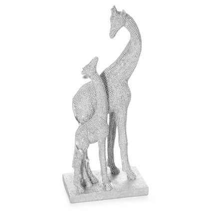 DEKORAČNÍ FIGURKA ELDO 11X7X27 CM STŘÍBRNÁ