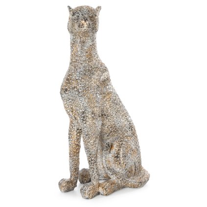 DEKORAČNÍ FIGURKA BARY 12X8X24 CM ŠEDÁ