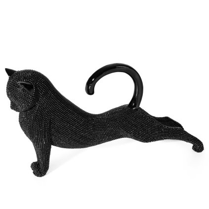 DEKORAČNÍ FIGURKA ELDO 28X8X15 CM ČERNÁ