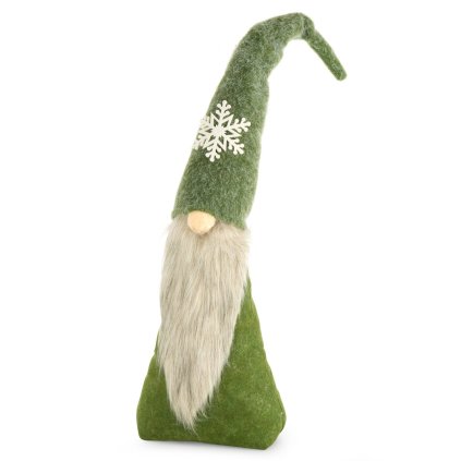 VÁNOČNÍ DEKORAČNÍ FIGURKA MANIKIN 87 CM ZELENÁ