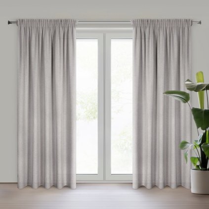 ZÁVĚS NA PÁSCE ERIS 14X270 CM TMAVĚBÉŽOVÁ