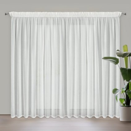 ZÁCLONA NA PÁSCE HERA 300X270 CM VZOROVANÁ