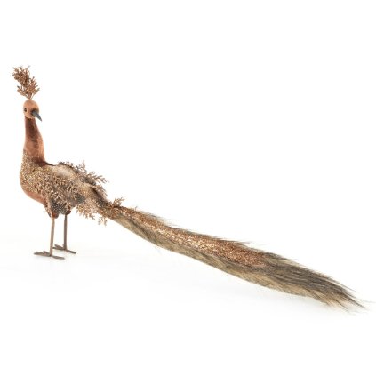 DEKORAČNÍ FIGURKA PEA 60X33 CM HNĚDÁ