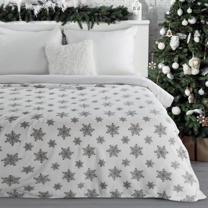 VÁNOČNÍ FLEECOVÁ DEKA BLINK1 150X200 CM VZOROVANÁ