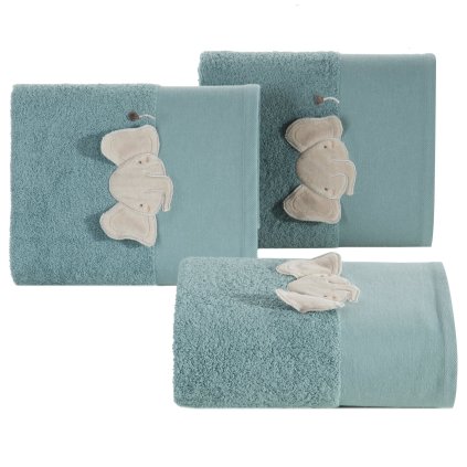 DĚTSKÝ BAVLNĚNÝ RUČNÍK BABY59 50X90 CM MODRÁ