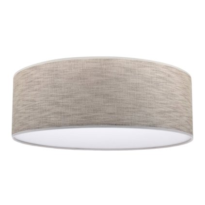 lampa typu plafon z abazurem stone sufitowa bezowa do salonu pokoju sypialni