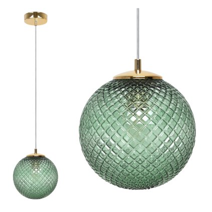 lampa wiszaca cannes sufitowa pojedyncza zyrandol krysztalowy glamour zlote akcenty