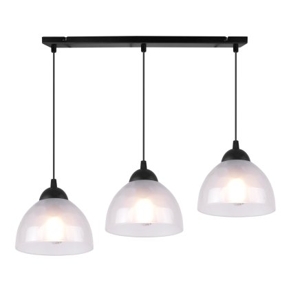 lampa wiszaca venice zyrandol biale mleczne klosze potrojna do kuchni jadalni salonu