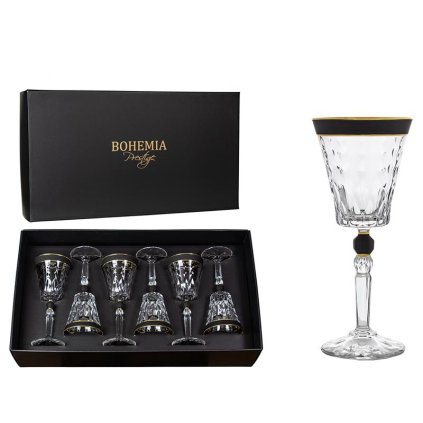 bohemia prestige conte modern kieliszek wino 6szt