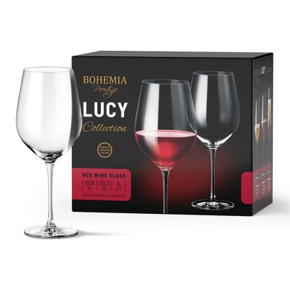bohemia prestige lucy kieliszek 600ml wino 6szt