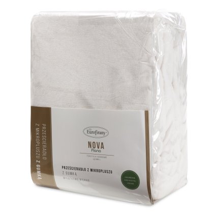 FLEECOVÉ PROSTĚRADLO FLANO 200X220 CM KRÉMOVÁ