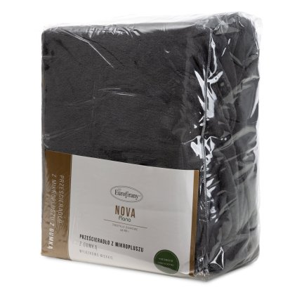 FLEECOVÉ PROSTĚRADLO FLANO 200X220 CM ŠEDÁ