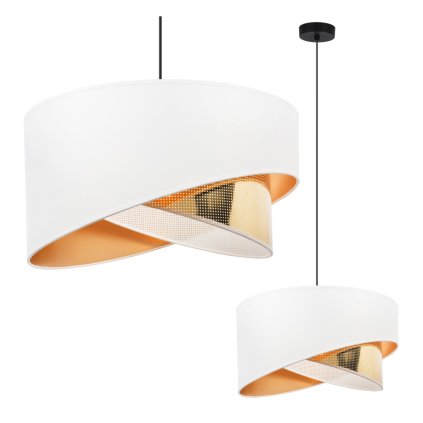 lampa sufitowa wiszaca asti azurowy bialy abazur pojedynczy zyrandol z siatki do eleganckiej sypialni